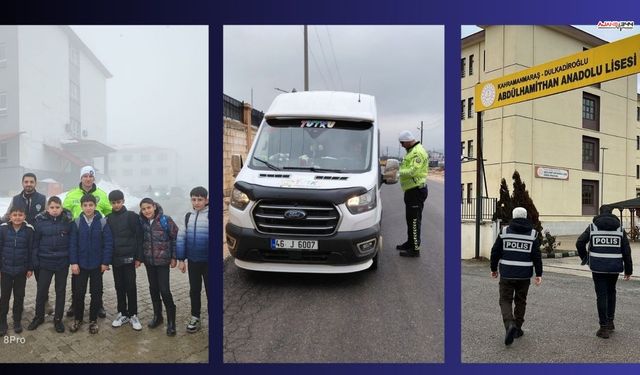 Okul Çevreleri ve Servislere Yönelik Geniş Çaplı Denetim Yapıldı