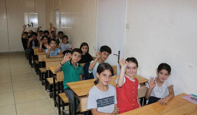 Kahramanmaraş Karacasu Konteyner Kentte yeni eğitim-öğretim yılı başladı