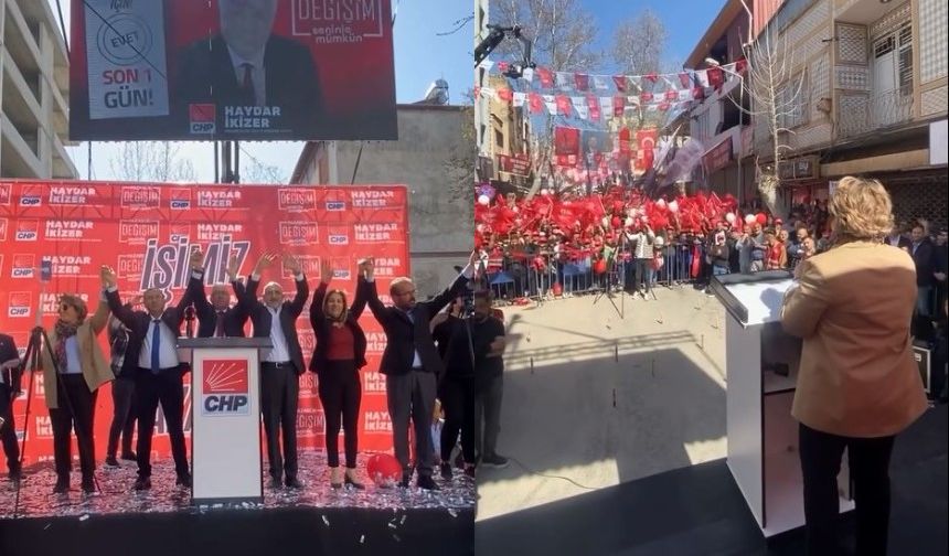 CHP'den Pazarcık'ta Seçim Öncesi Büyük Miting