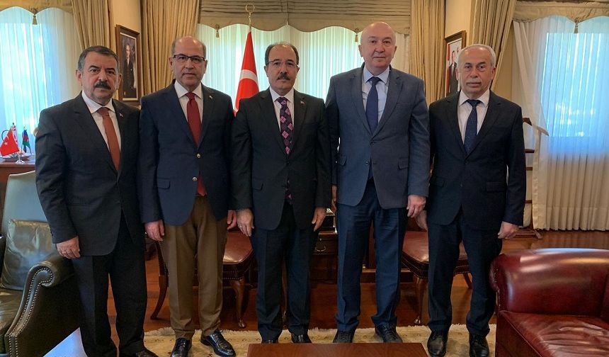 KSÜ Rektörü Azerbaycan Büyükelçisini Ziyaret Etti