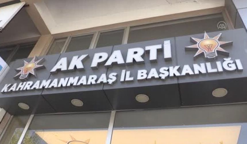 AK Parti Kahramanmaraş İl Başkanlığı’nda yeni yönetim belli oldu