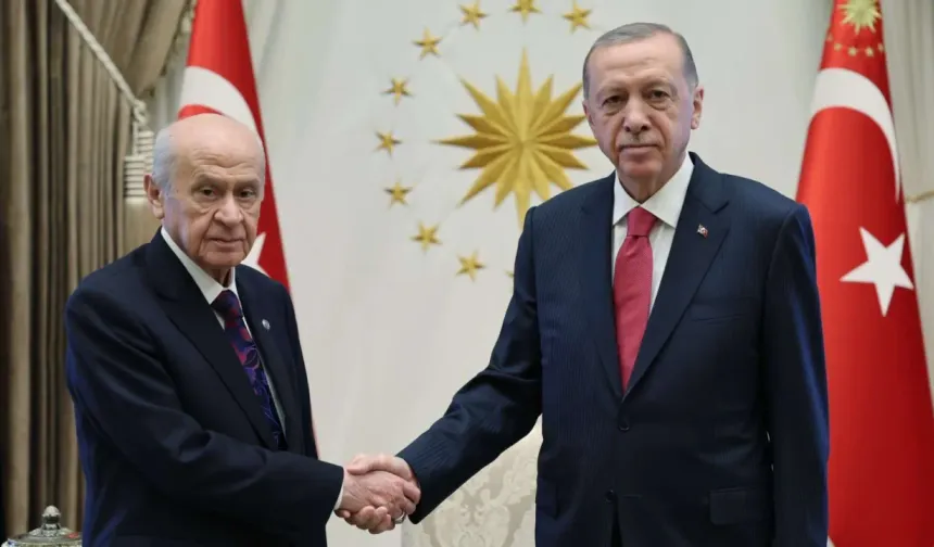 Erdoğan ile Bahçeli Beştepe'de buluştu