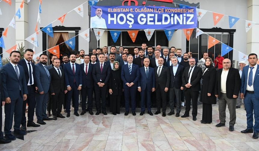 AK Parti Elbistan İlçe Başkanlığı’nda Kongre Heyecanı