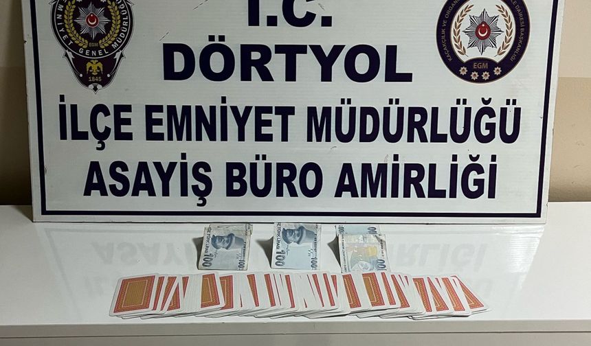 Dörtyol’da Kumar Oynayan 3 Şahsa 27 Bin TL Ceza Uygulandı