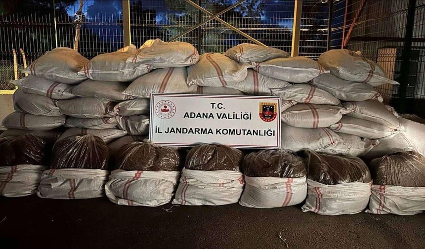 3 Ton 100 Kilo Kaçak Tütün Ele Geçirildi