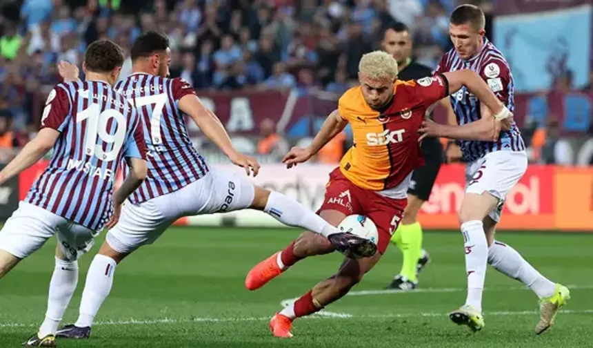 Galatasaray Şampiyonluğa Göz Kırptı; Trabzonspor 0-2 Galatasaray
