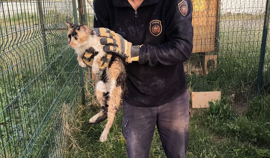 Bina Boşluğuna Düştü, 7 Saatlik Operasyonla Kurtarıldı