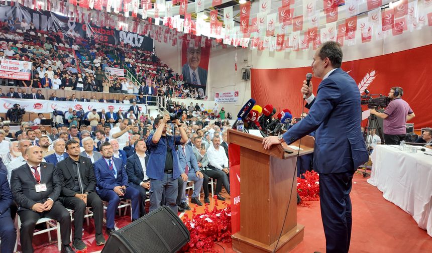 Yeniden Refah Partisi Kahramanmaraş’ta 3. Olağan Kongresini Gerçekleştirdi