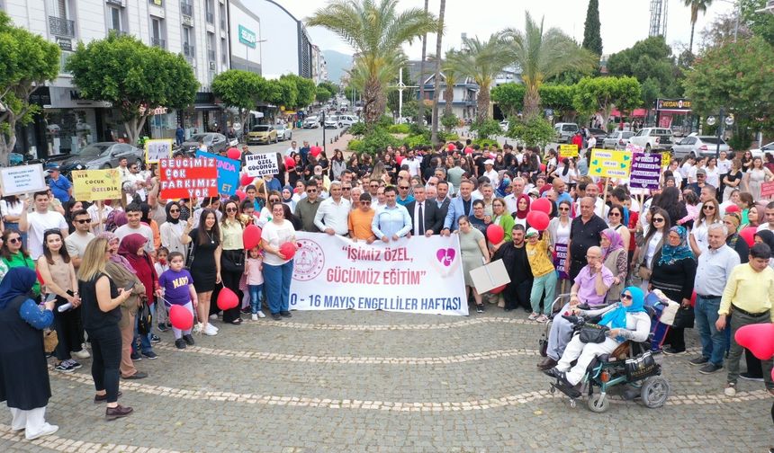 Engelliler Haftası İçin Farkındalık Yürüyüşü