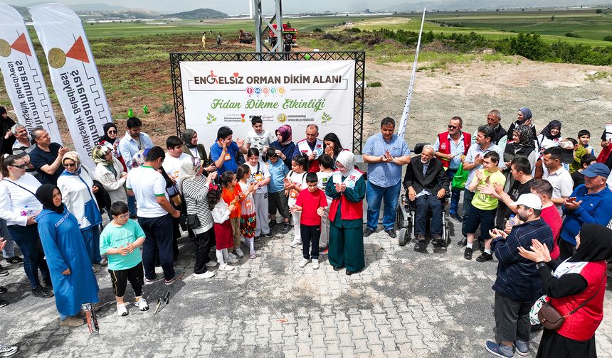 Özel Bireyler Fidan Dikti, Engelsiz Orman Yeşerdi