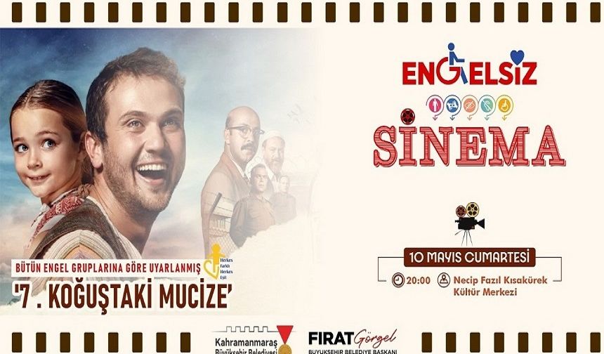 Büyükşehir’den “Engelsiz Sinema”