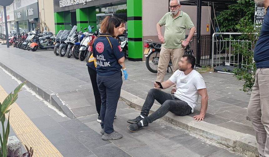 Başını Çöp Konteynerine Çarpan Şahıs Hastaneye Gitmedi