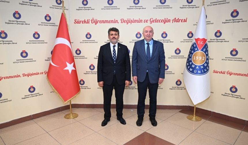 Milletvekili Debgici’den KSÜ Rektörü Yasım’a Ziyaret