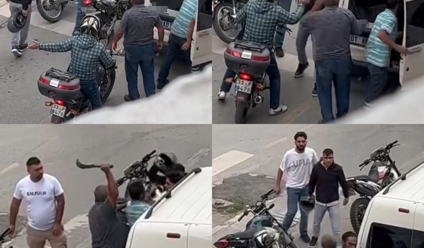 Trafikte Bıçaklı Kavga