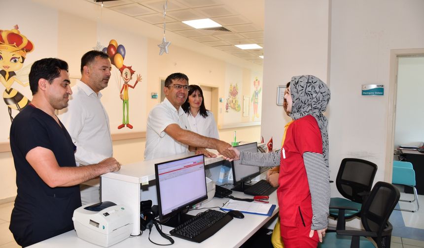 Bayramın İlk Gününde Görev Başındaki Sağlık Çalışanları Unutulmadı