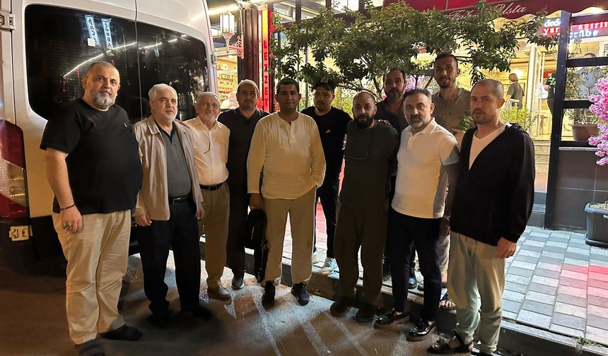 Kahramanmaraşlı Kasap Hacılar Büyükşehir Belediyesi Tarafından Karşılandı