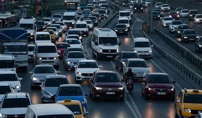 Trafiğe kayıtlı araç 32,3 milyona ulaştı... Motosikletler zirvede
