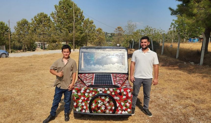13 Yaşında Güneş Enerjili Arazi Aracı Üretti