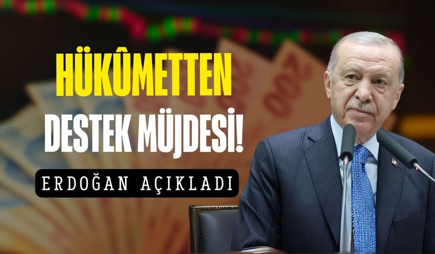 Cumhurbaşkanı Erdoğan destek müjdesi verdi! Hükümetten dev üretim hamlesi