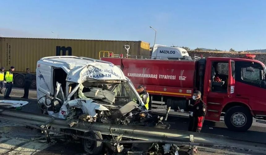 Kahramanmaraş'ta Trafik Kazası: 1 Ölü, 1 Yaralı