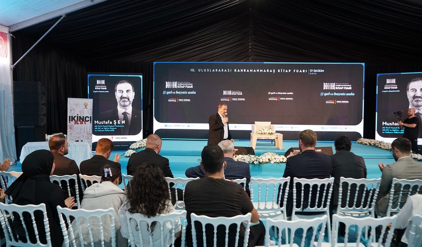 Mustafa Şen, Kahramanmaraş Kitap Fuarı’nda Kardeşliği Anlattı