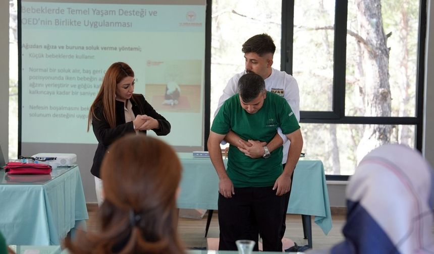 Kahramanmaraş Büyükşehir'den Personeline İlk Yardım Eğitimi Verildi