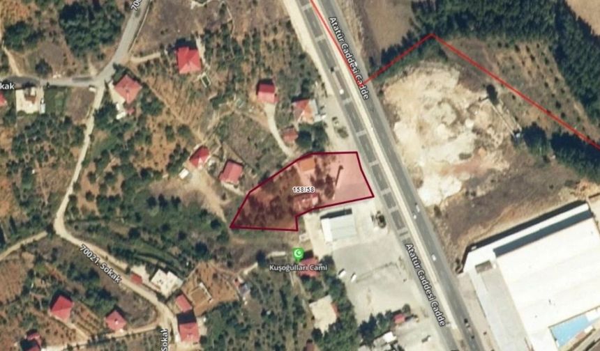 Kahramanmaraş'ta 3.127 m² Bahçeli Taşınmaz İcradan Satılık