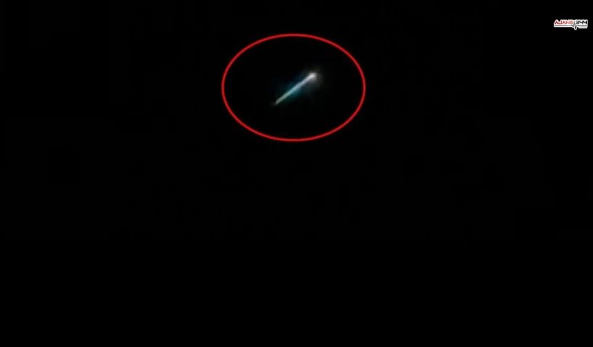 Gizemli Işık Vatandaşları Hayrete Düşürdü