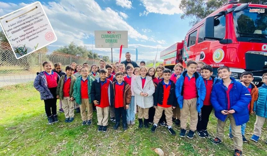 Aydınlı Öğrencilerden Elbistan’ın Hatırasına Umut Fidanları