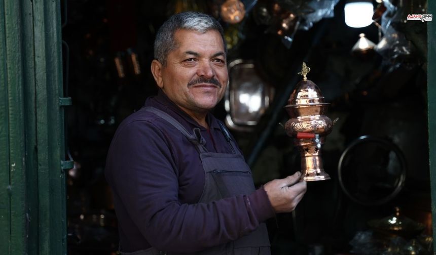 Kahramanmaraş'ın bakırcılar çarşısında bir geleneğin son temsilcileri