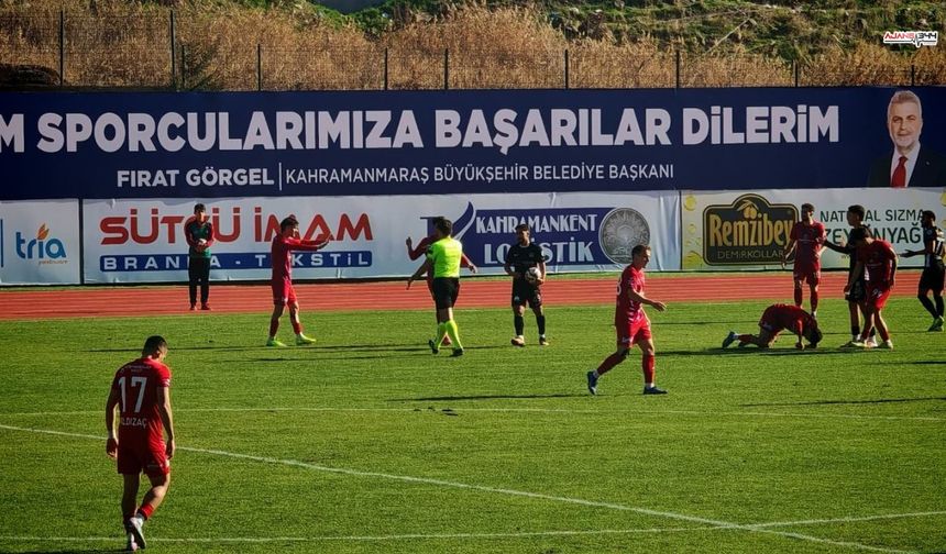 Kahramanmaraş'ta ilk yarı sona erdi:0-1