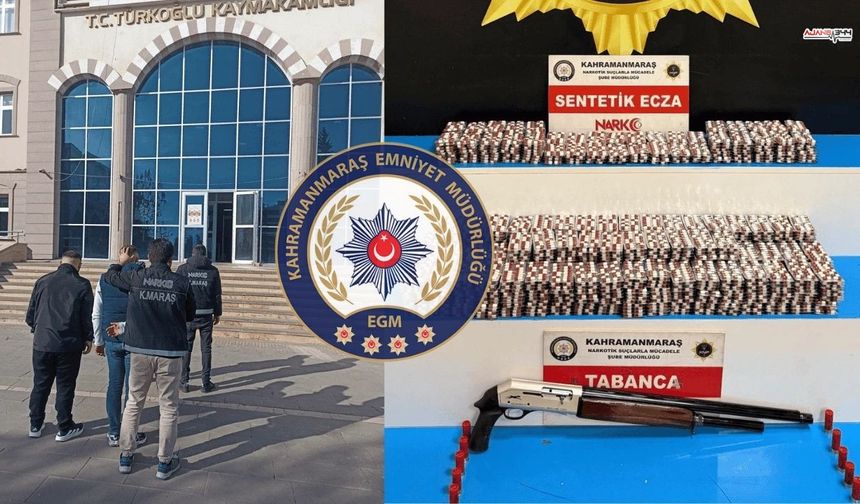 Kahramanmaraş'ta Çok Sayıda Yasaklı Madde Ele Geçirildi