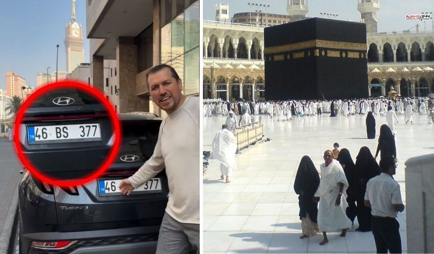 Kahramanmaraşlı Gazeteci Mekke’ye Kendi Aracıyla Gitti