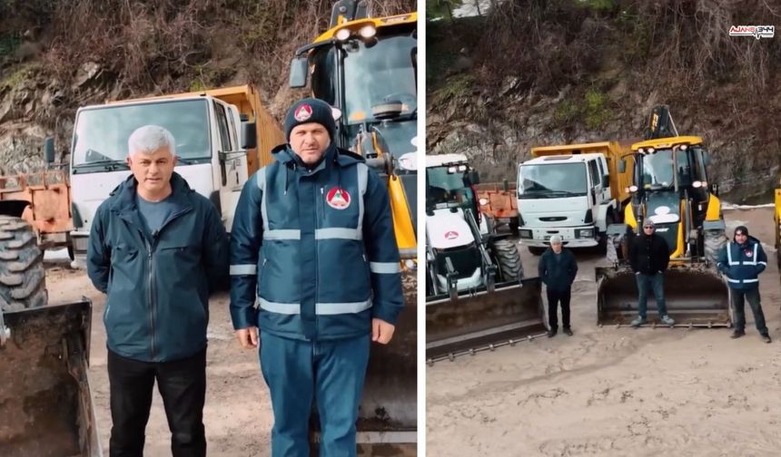 Andırın Belediyesi karla mücadeleye hazır