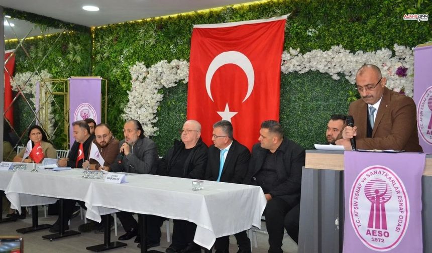 Afşin'de esnaf odası seçimi için sandıklar açıldı