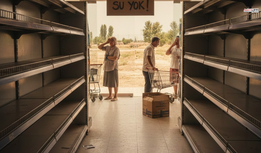 2,5 Gündür Susuz Kalan Kastamonu'da Marketlerde Su Kalmadı