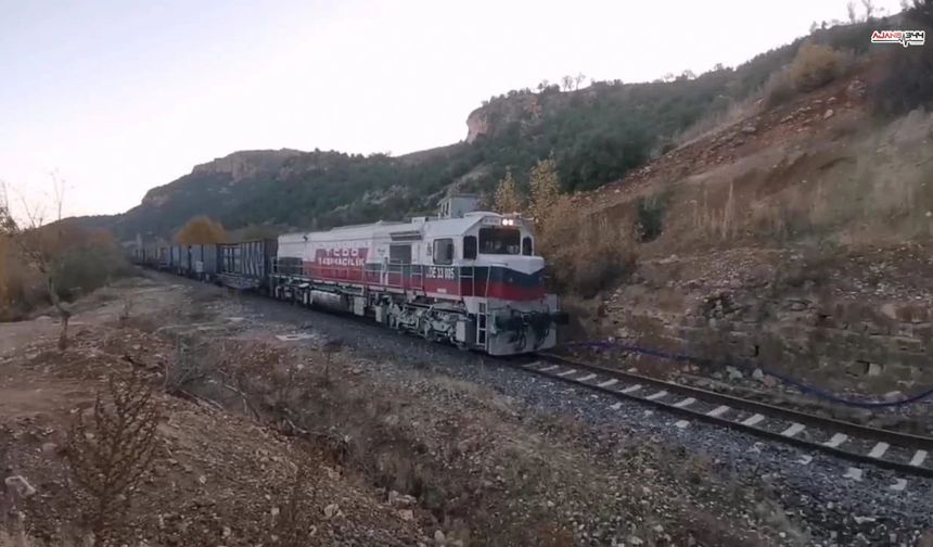Uzun bir aradan sonra bölgede tren sesleri yeniden duyulmaya başladı