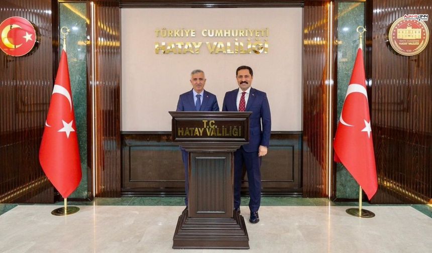 Kahramanmaraş ve Hatay valileri bir araya geldi