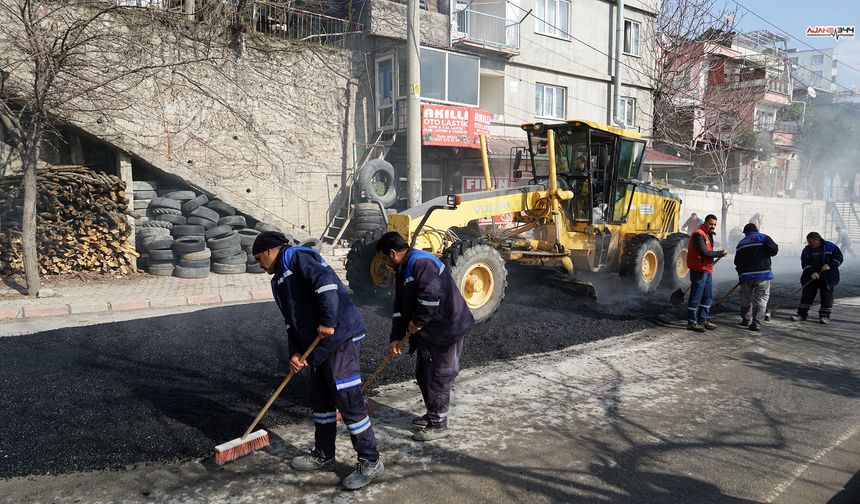 Kahramanmaraş’ta Yol Yenileme Çalışmaları Aralıksız Sürüyor