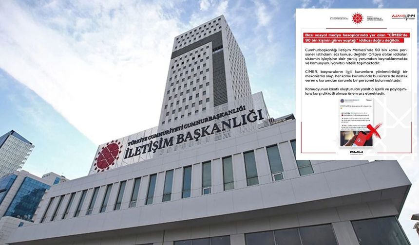 CİMER’den '90 Bin Personel' İddiasına Net Yanıt