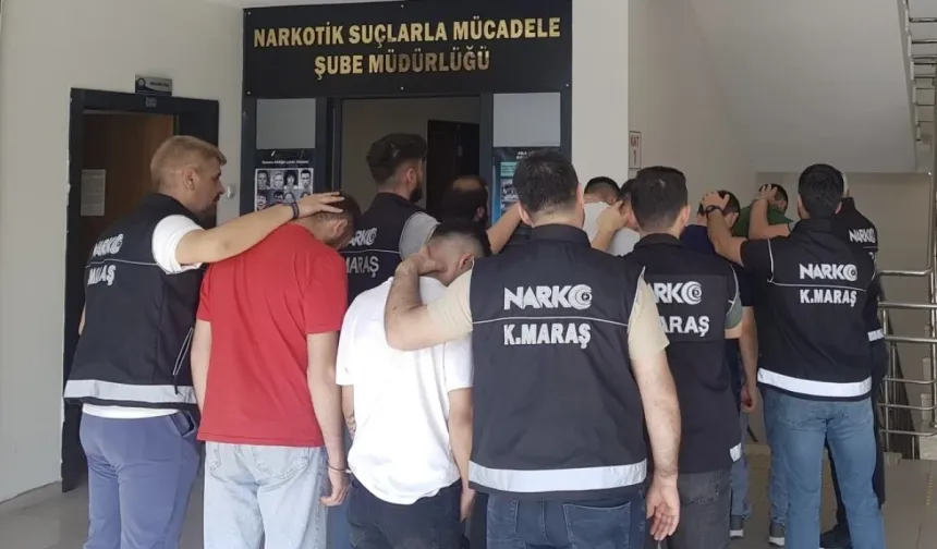 Maraş Emniyeti Torbacılara Göz Açtırmadı; 13 Tutuklu