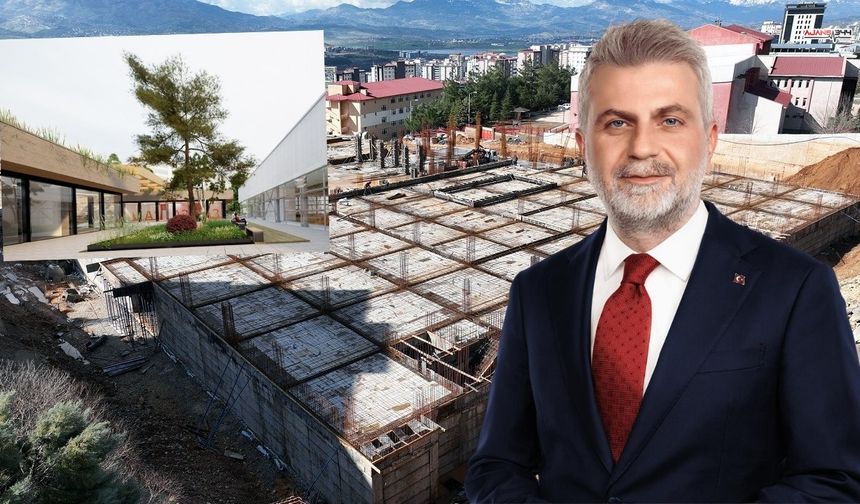 Kahramanmaraş’ta dev gençlik merkezi hızla yükseliyor