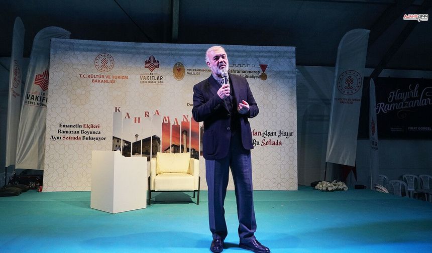 Kahramanmaraş’ta Ramazan söyleşisi: Mehmet Emin Ay’dan maneviyat vurgusu