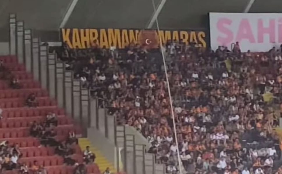 Gaziantep – Galatasaray Maçında “Kahramanmaraş” Pankartı