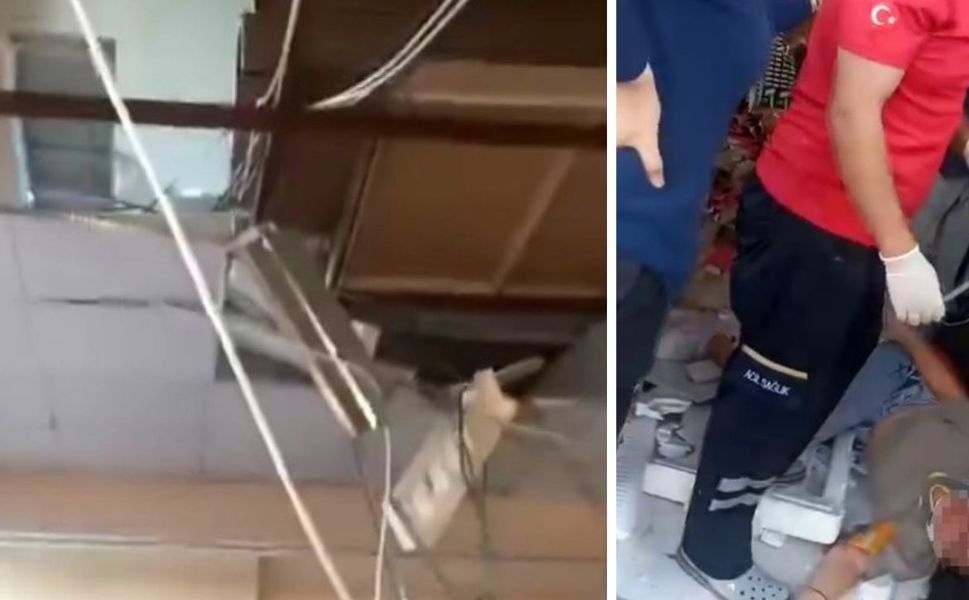Kahramanmaraş’ta Bir Marketin Asma Tavanı Çöktü: 1 Yaralı