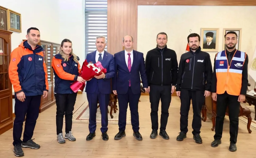 AFAD, 16. Kuruluş Yıldönümünde Kahramanmaraş Valisi'ni Ziyaret Etti