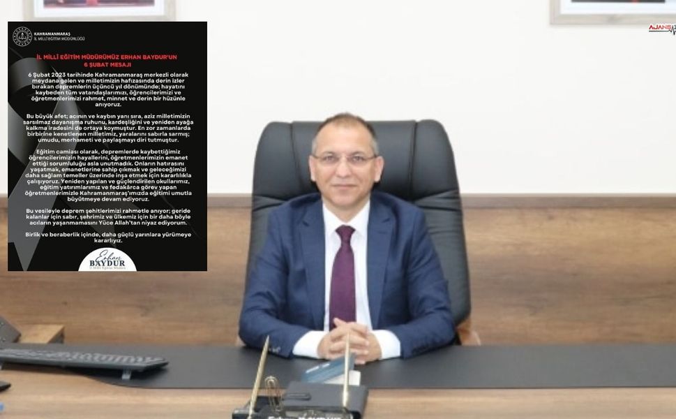 Müdür Baydur: "6 Şubat Acısı Unutulmadı, Birlik İradesi Güçlendi"