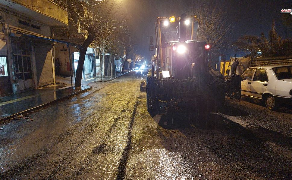 Büyükşehir’den yağış sonrası yollara hızlı müdahale