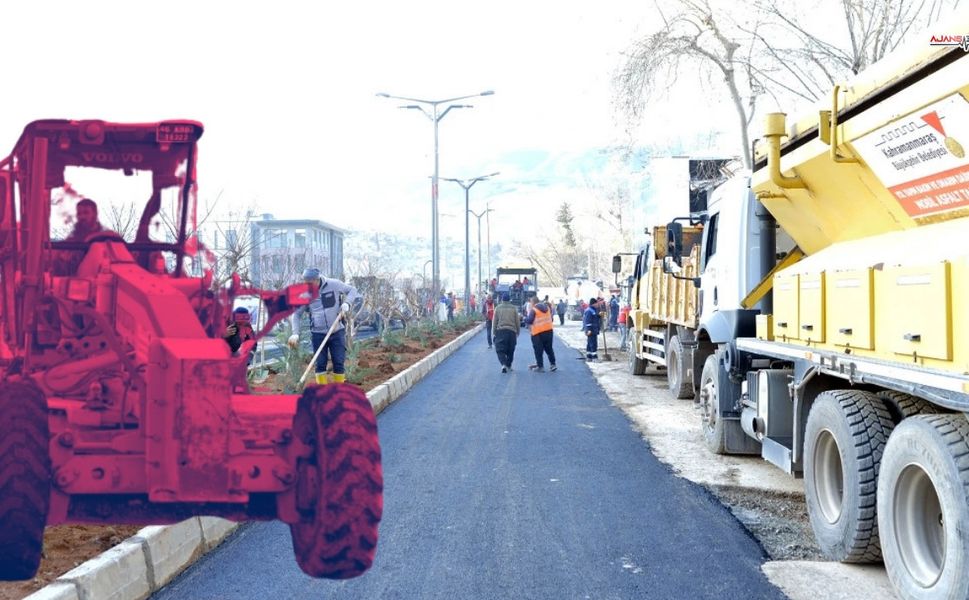 Kahramanmaraş’ta büyük asfalt seferberliği başladı