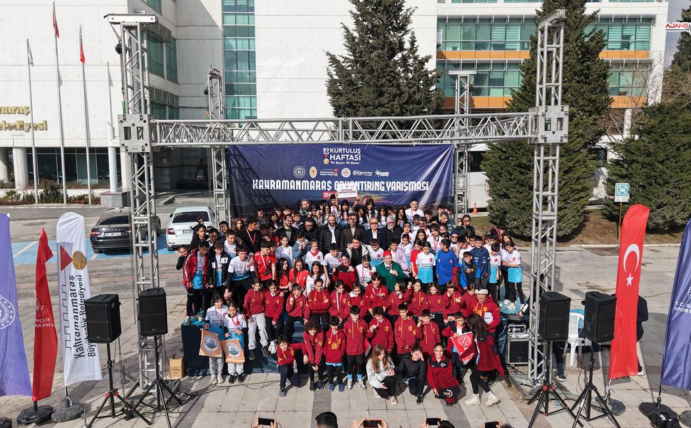14 şehirden 715 sporcu Kahramanmaraş’ta oryantiring yarıştı